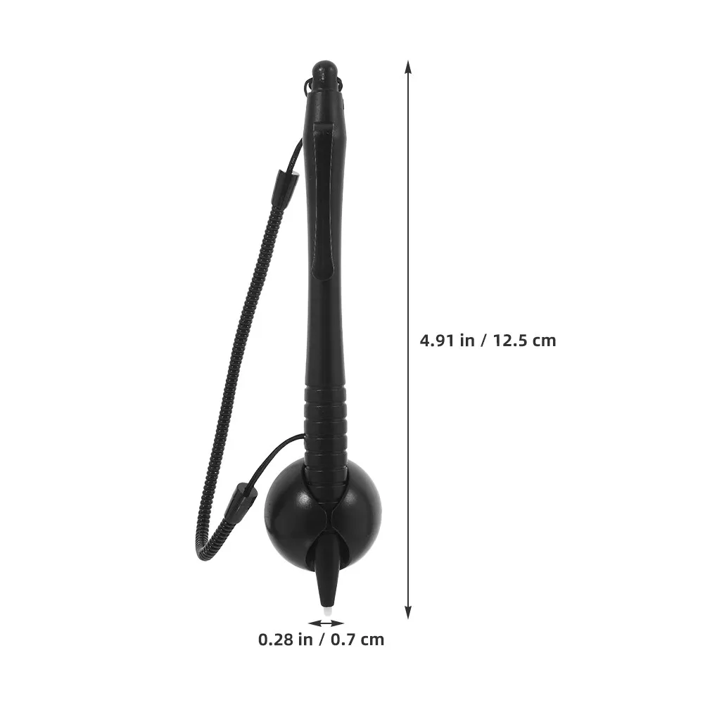 3Pcs Resistive Screen Touch Pen Hard Tip Stylus Spring Rope Base Anti-Lost for Resistive Screen Devices Writing Drawing