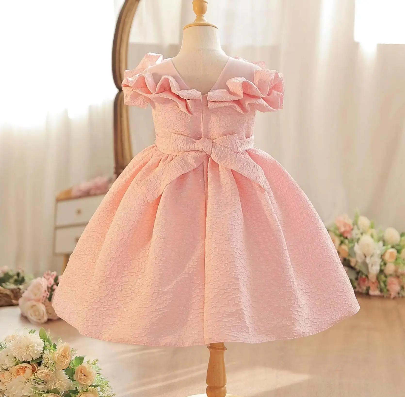 

Baby Girl Party Dress Elegant Girls' Princes Dresses Kid Holiday Clothes Performance