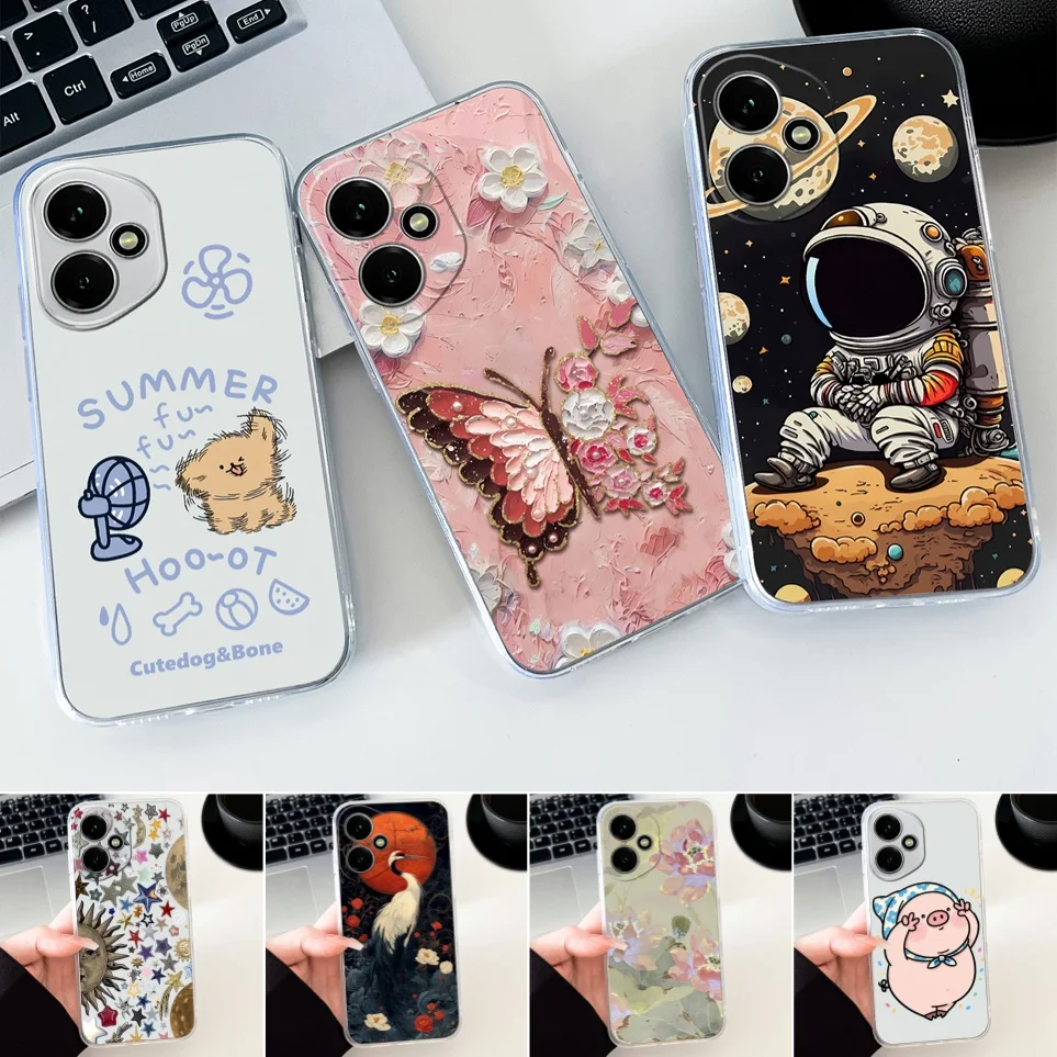 Etui na telefon For Honor 400 400Pro 400Lite Popularny Astronauta Silikonowe Miękkie TPU Przezroczyste Etui na 400 Smart Fundas 400Lite Coque Cases
