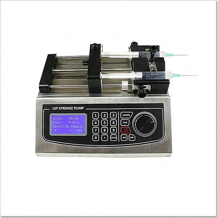 

Electric Stainless Steel High Precision Dual Channel Lab Use Syringe Pump