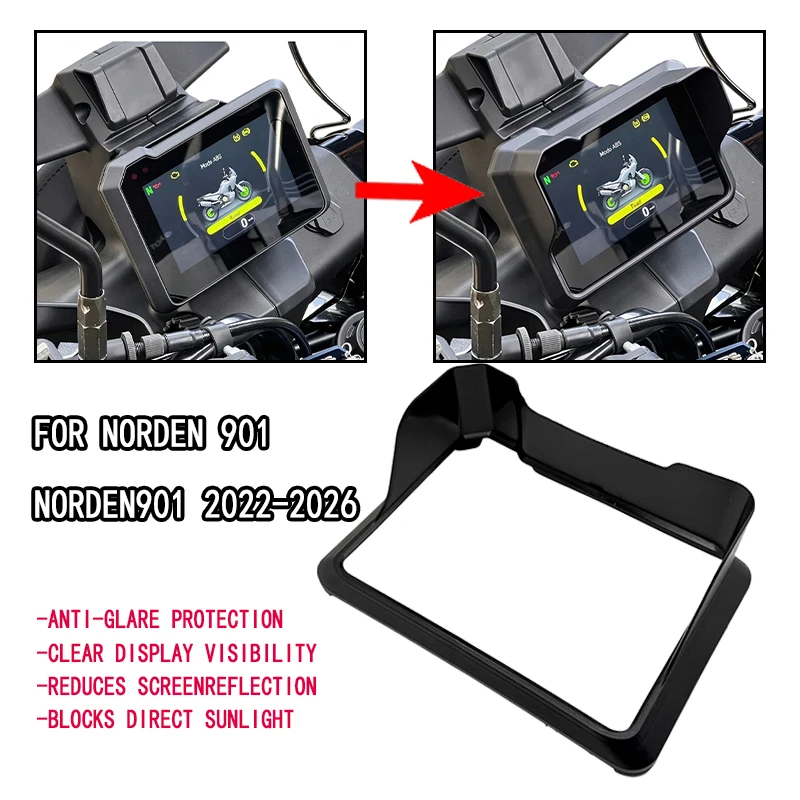 Motorcycle Cover Instrument Screen Sunshade Guard Protection Dashboard FOR Norden 901 Norden 901 2021-2026