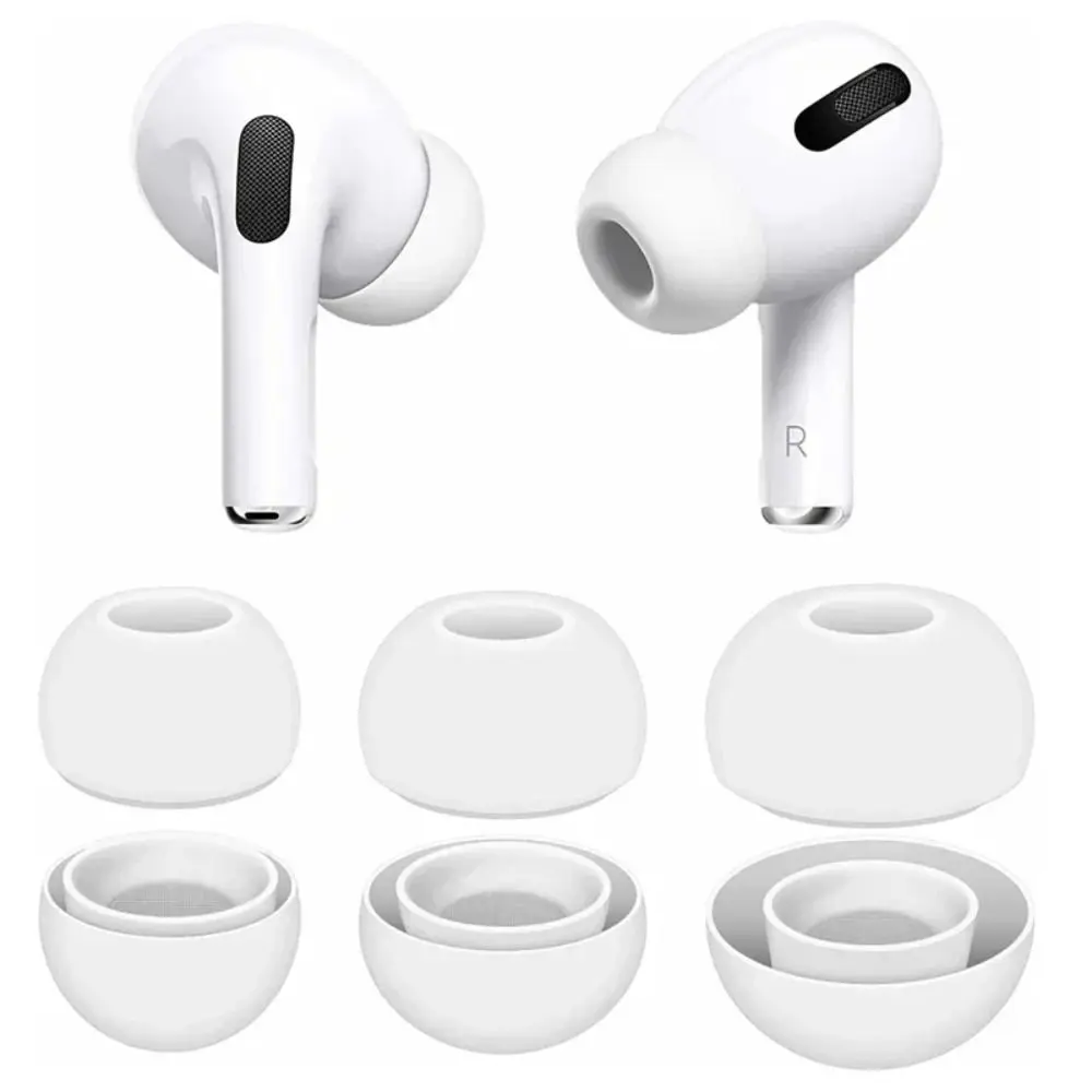 Auricolari di ricambio in silicone morbido Accessori per auricolari Auricolari Cap XS/S/M/L Auricolari Tappi per le orecchie per AirPods Pro 1/2
