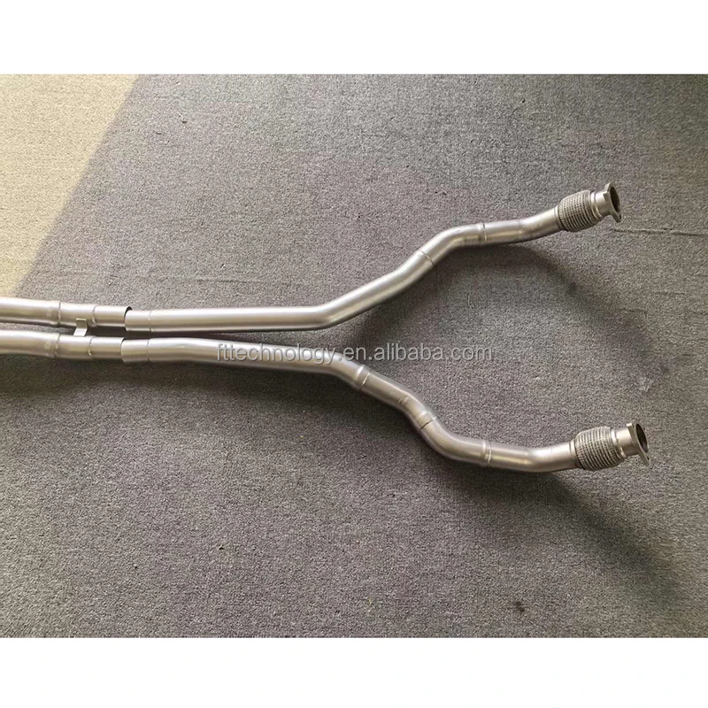 Factory Full Exhaust System for Audi RS4/RS5 B9 2.9TT 2017- Midpipe & Valved Muffler Catback Ss304 Exhaust Pipes