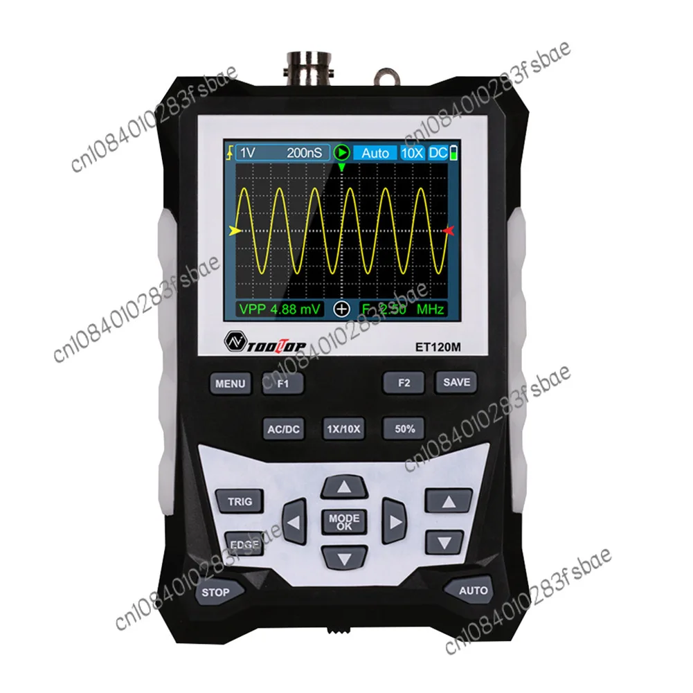 

New Et120m Hand-Held Oscilloscope 120MHz Color Analog Oscilloscope Foreign Trade Hot Sale