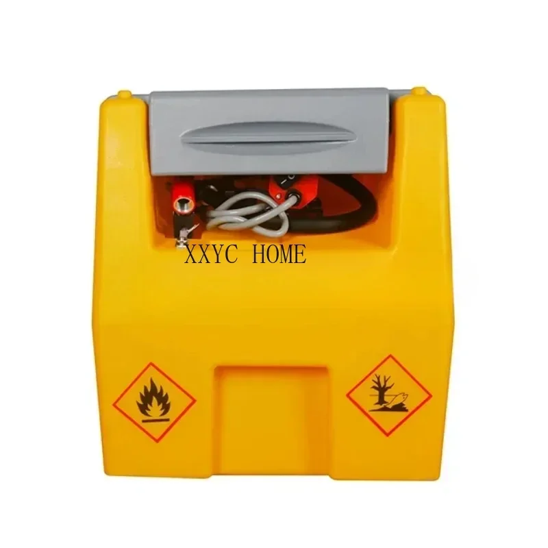 Portable mobile diesel gasoline tank 240L plastic roller, with digital flow meter LIter Counter