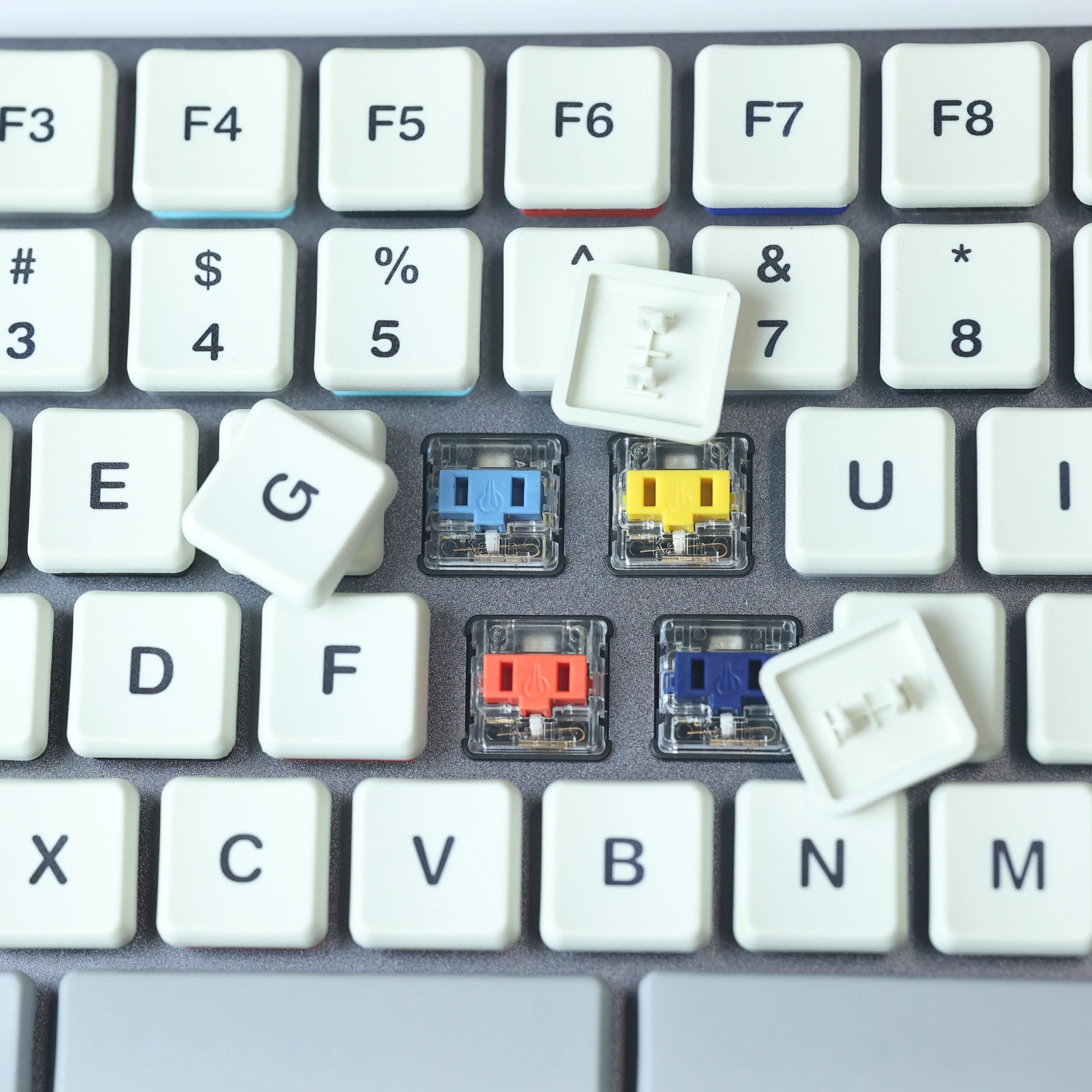 Imagem -04 - Choc Keycaps para Teclado Mecânico Baixo Perfil Pbt Ultra Fino Choc Kailh 1350