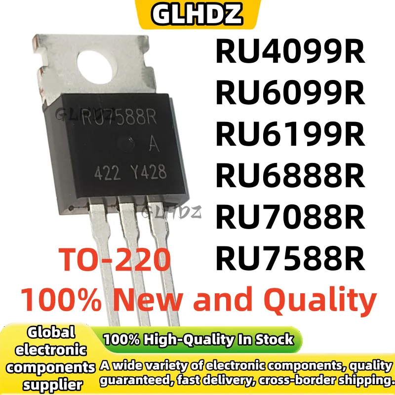 10-30PCS RU4099R RU6099R RU6199R RU6888R RU7088R RU7588R TO-220 Productos nuevos y de calidad