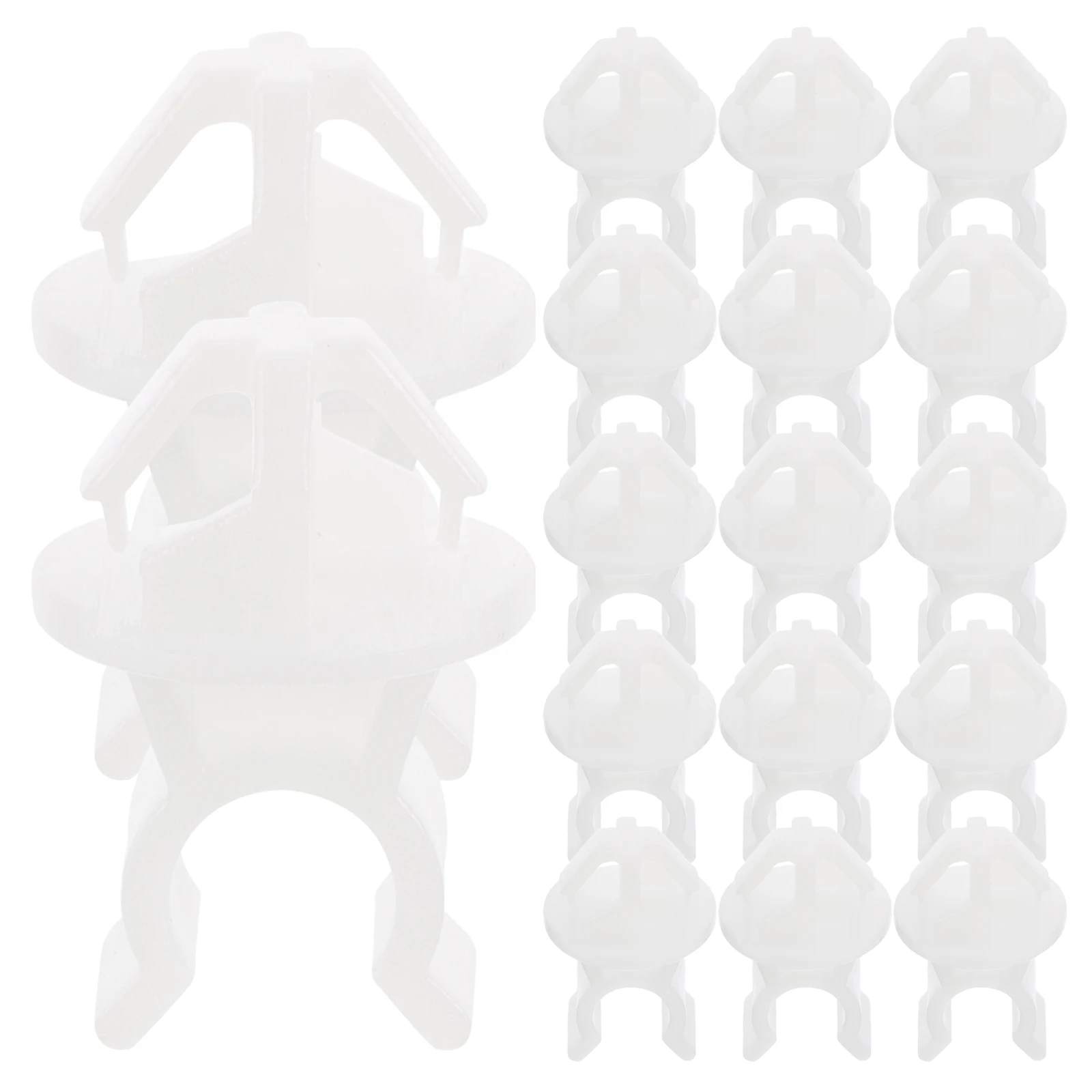 

20pcs Hood Rod Support Clips Car Decorative Bracket Holder Durable Universal Prop Grommet Automotive Plastic Engine Parts