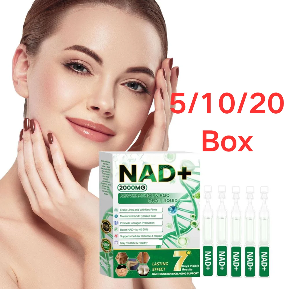 

Витамин Nad+дополнительные капли для заправки Научно разделяемые, богатые в препятствиях NAD+, замедляющие старение, улучшают усталость, слабость.