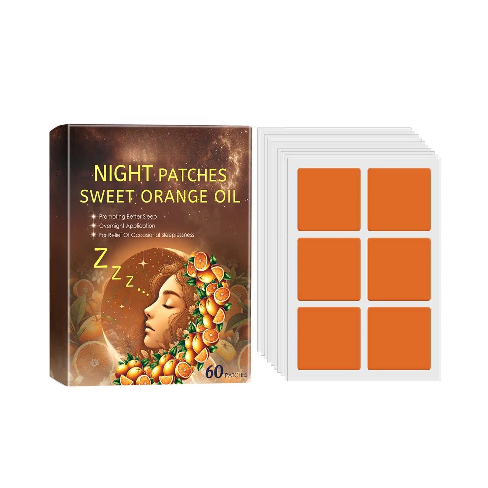 

Orange care sleep sticker, orange fragrance care sleep home night care sticker