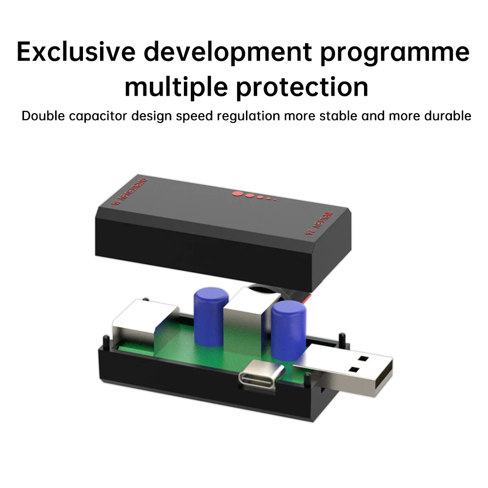 5W DC5V 2A regolatore di velocità continuo ad alta potenza ventola di controllo regolabile dispositivo di raffreddamento tipo-C USB ventola velocità accessori per radiatori