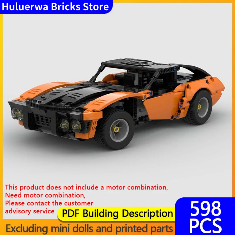 

Speed Racing Car Model MOC Building Bricks Top Tier Sports Car Modular Technology Gifts Holiday Assemble Children Toys Suit