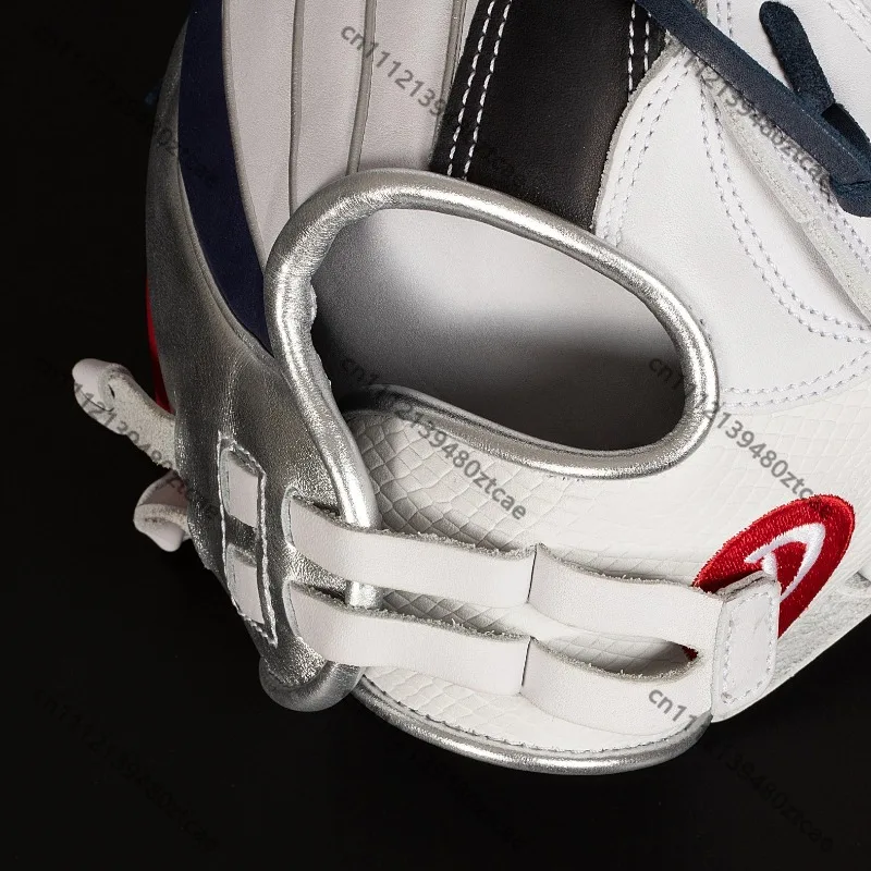 11.5 Inch Leather Baseball Glove, Left Hand Professional Fielding Mitt Outdoor Sports Baseball Protective Accessory
