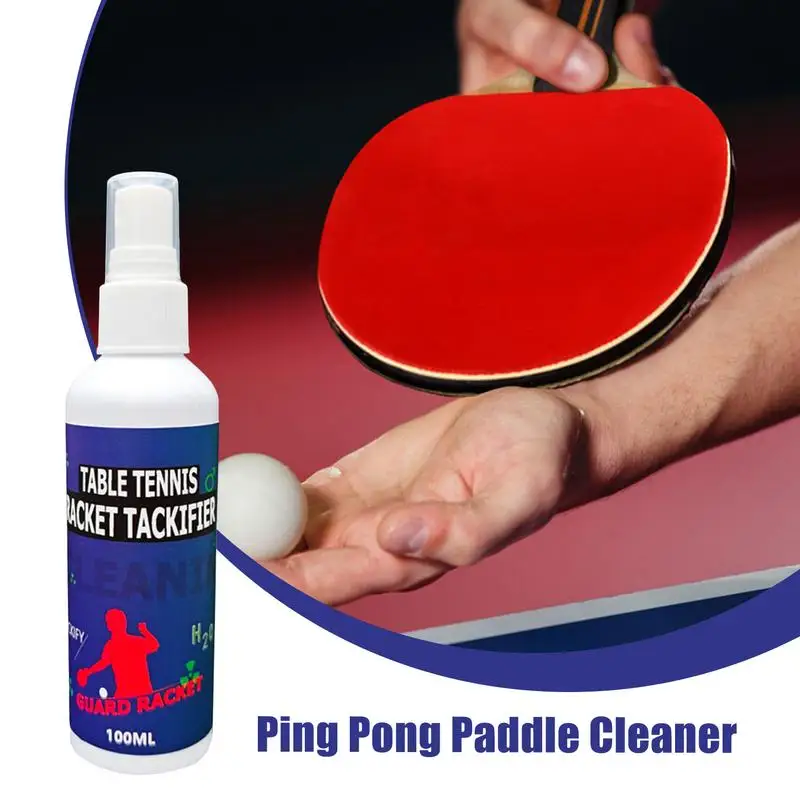 Table Tennis Racket Cleaner 100ml Racket Rubber Cleaner Racket Rubber Cleaner Helping Maintain The Tackiness Of The Rubber