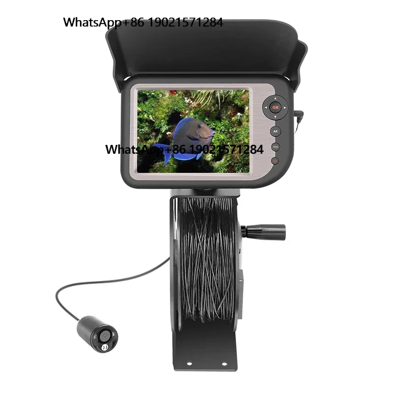 

HD 5 Inch 25 Meter Cable Ice Fishing Detector for Boat