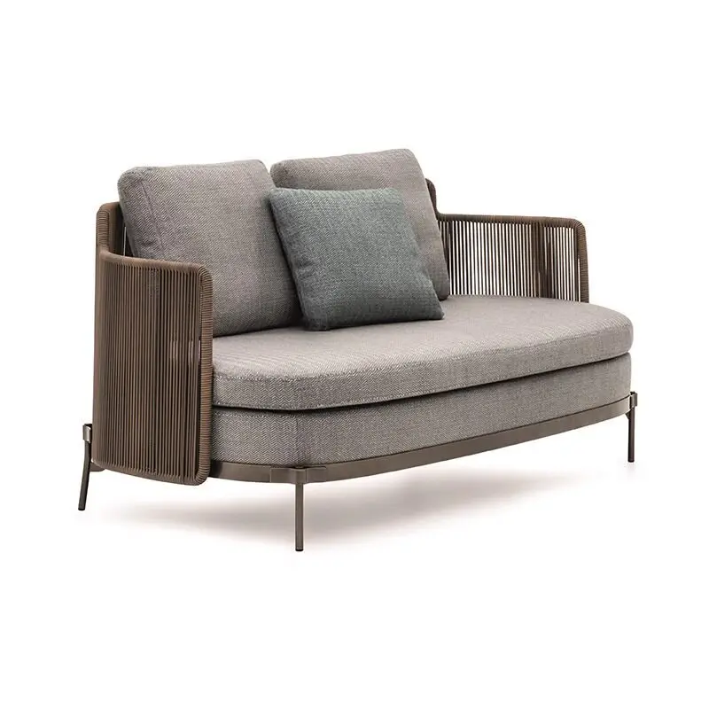 

Outdoor rattan sofa living room lazy rattan chair combination open-air outdoor courtyard balcony leisure small table and chairs