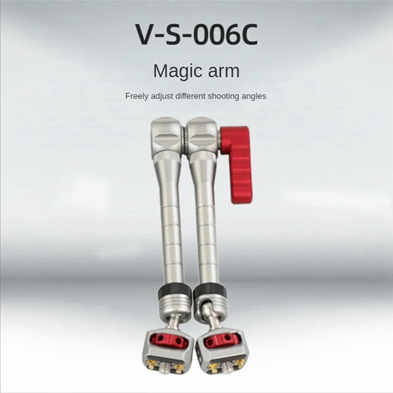 뜨거운 판매 알루미늄 합금 휴대용 팔 휴대 전화 모션 카메라 범용 금속 첫 번째 각도 카메라 액세서리, 블랙