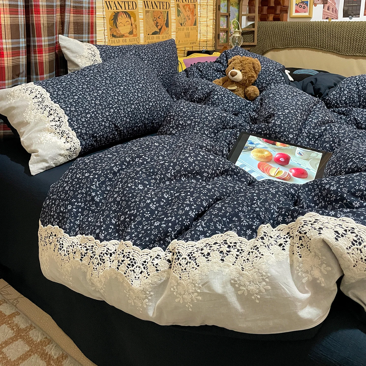 Aesthetic Floral Duvet Cover - Esthetische, knusse beddengoedsets voor meisjes 2026