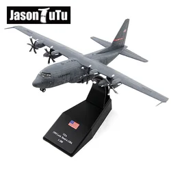 JASON TUTU 1:200 Diecast Airplane Model American AC-130 Attack Air Gunship Aircraft Model Alloy C-130 Hercules Transport Aircraf