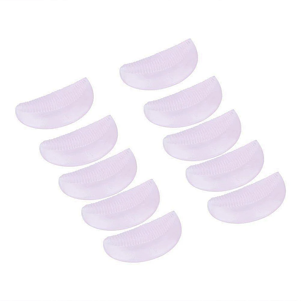 10 Paar Lash Lift Kit Wimperkruller Schimmel Zachte Siliconen Vormige voor Alle Oogtypes Herbruikbare Make-Up Accessoire Vrouwen