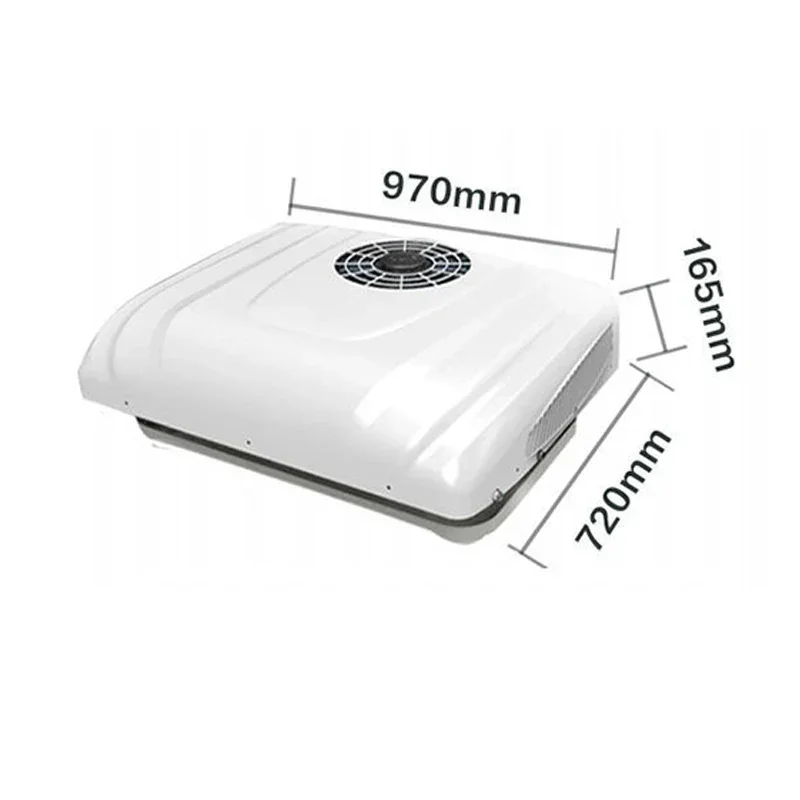 new Car Air Conditioning Overhead All-In-One 12v24v Electric Scroll Cooling Heating Air Conditioning Suitable for Rv Truck Car