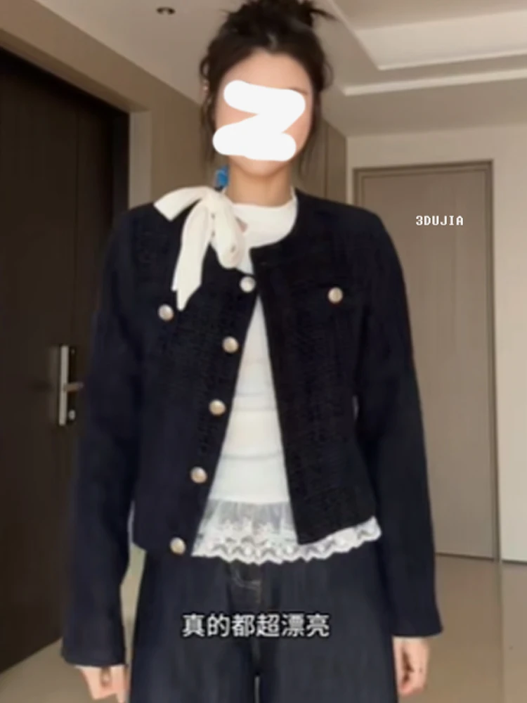 

Свитера, джемперы, пуловеры, женские получерепахи, осень 2024, легкие многослойные BF Y2K Lady OL, профессиональная деловая встреча