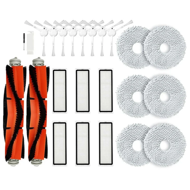 

Main Side Brush Mop Cloth Hepa Filter Plastic Vacuum Cleaner Accessories For Xiaomi S10+ / S10 Plus Robot Vacuum Cleaner