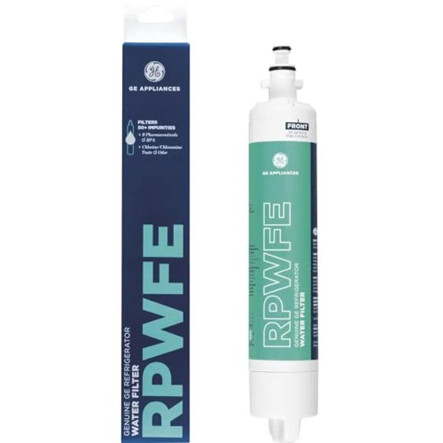 

RPWFE Refrirator Water Filter nuine Replacement Filter Certified to Reduce Lead Sulfur and 50+ Other Impurities Replace Every 6