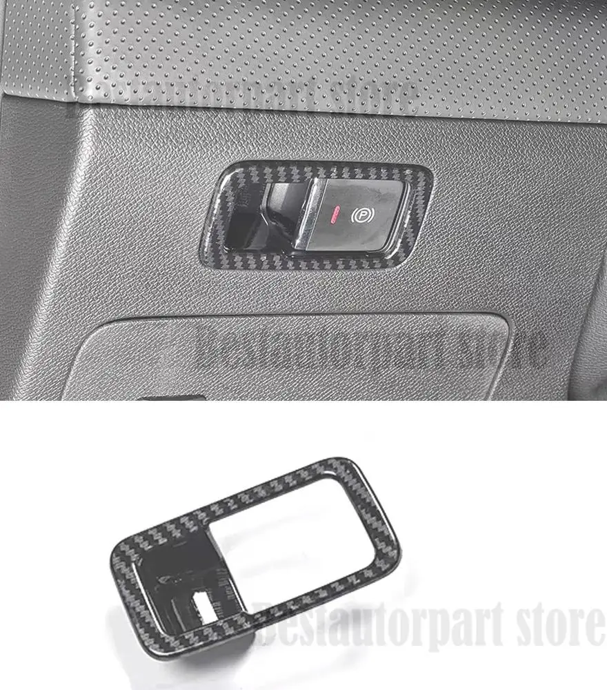 Pegatinas de fibra de carbono ABS para coche Jetour Traveler, accesorios decorativos para Interior del conductor, embellecedor de cubierta, mango izquierdo, 2023, 2024