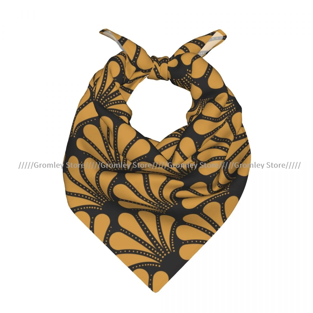 

Retro Sea Shell Geometric Square Bandana Outdoor Sports Headwear Scarf