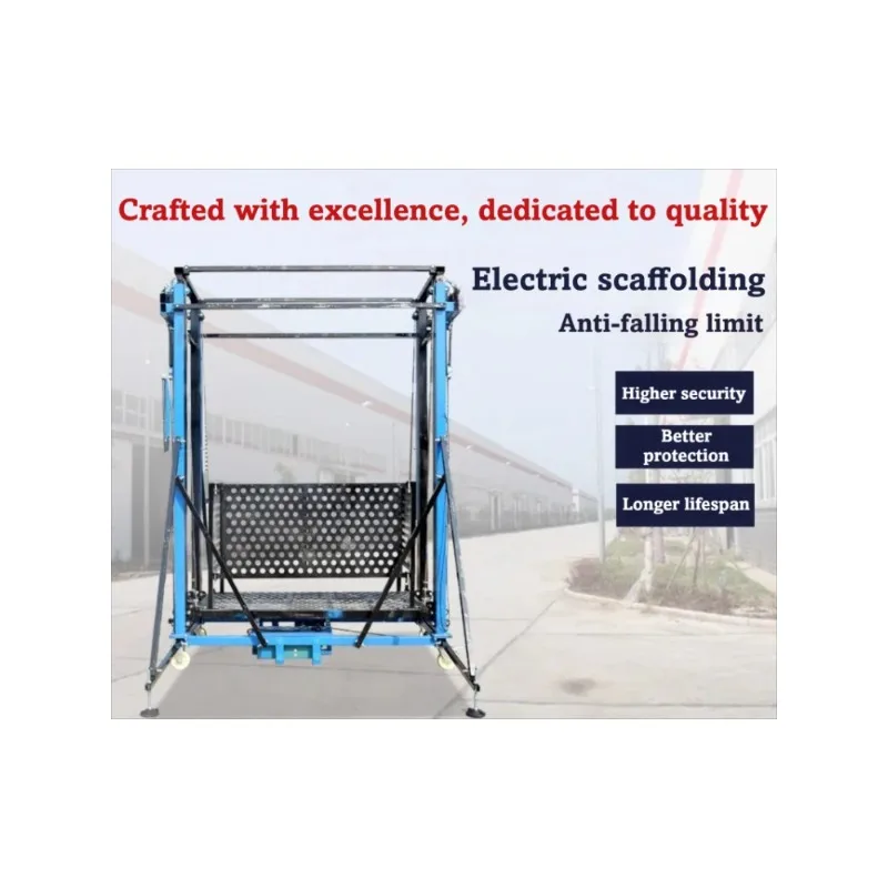 Heavy Duty Hydraulic Lifting Machine 500KG Load Capacity Industrial Scaffolding For Workshop Equipment