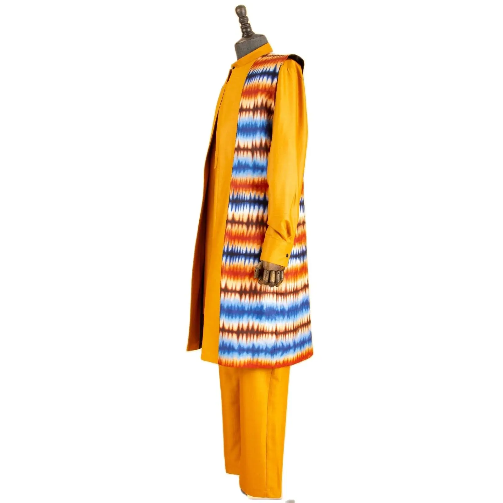 Vêtements traditionnels africains pour hommes, chemises CombDashiki et pantalons Ankara, ensemble 3 pièces, tenues tribales, grande taille, nouvelle mode