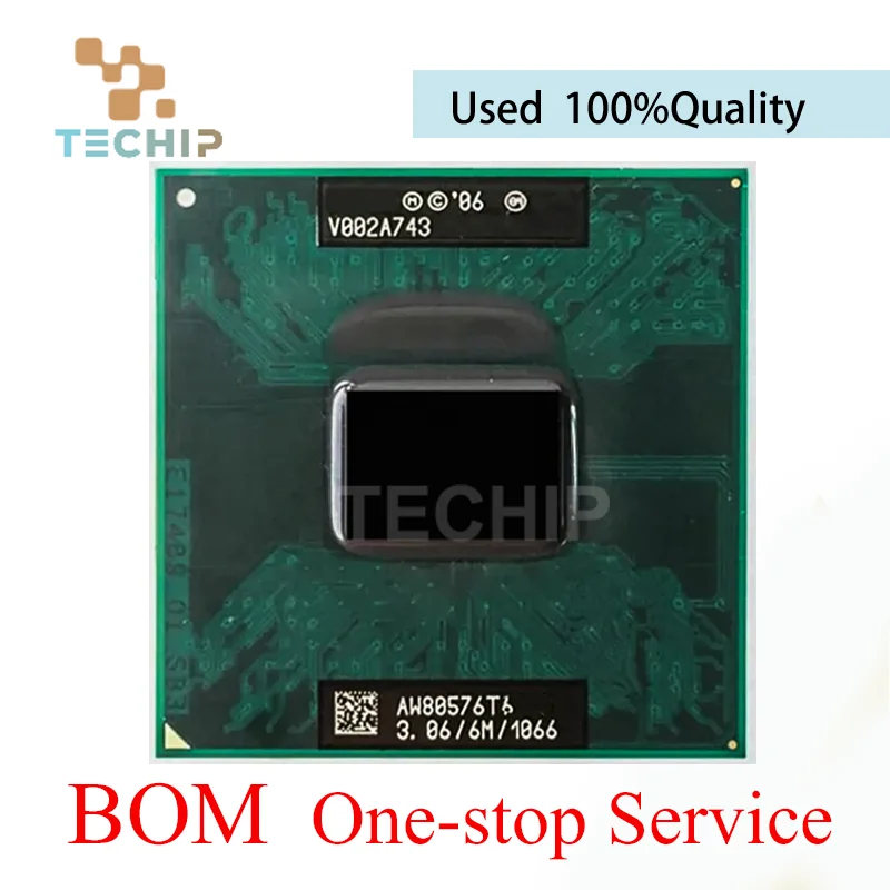 Original Core 2 Duo T9900 CPU (6M Cache, 3.06 GHz, 1066 MHz FSB , Dual-Core) Laptop processor free shipping