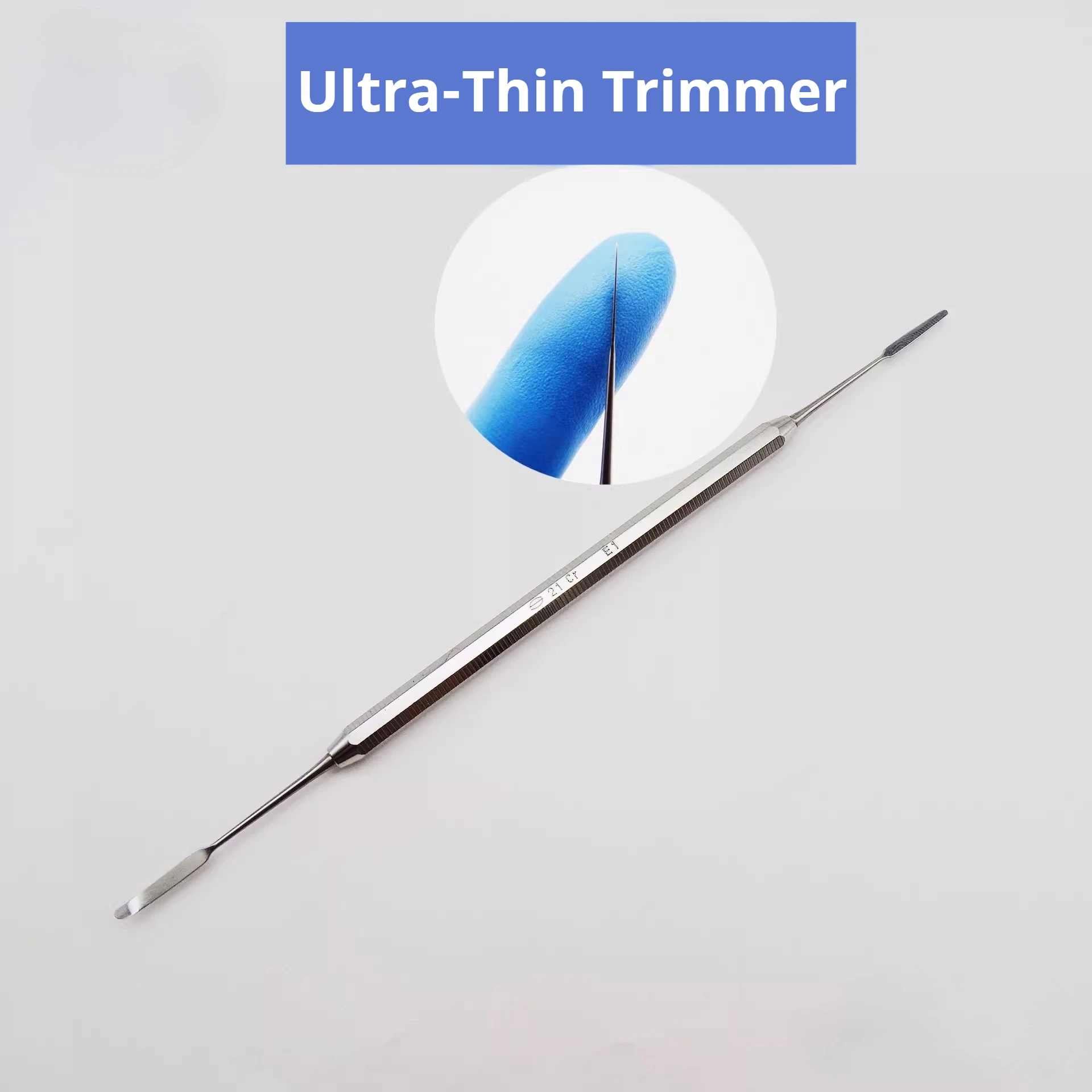 

Стоматологический инструмент для реставрации зубов E1: ультратонкий двусторонний скальпель из нержавеющей стали для фотодинамических материалов и десневых валидок