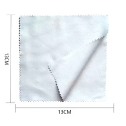 50pcs/pack Wholesale Microfiber Glasses Cleaning Cloth Sublimation Heat Press Transfer Blank Eyeglass Clean Lens Cloth Antifog