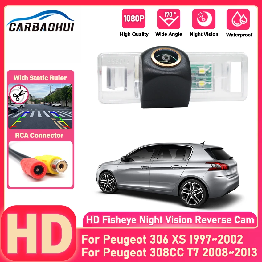 Rear View Camera For Peugeot 306 XS 1997~2002 308CC T7 2008~2013 Night Vision Reverse Camera Backup Camera license plate Camera