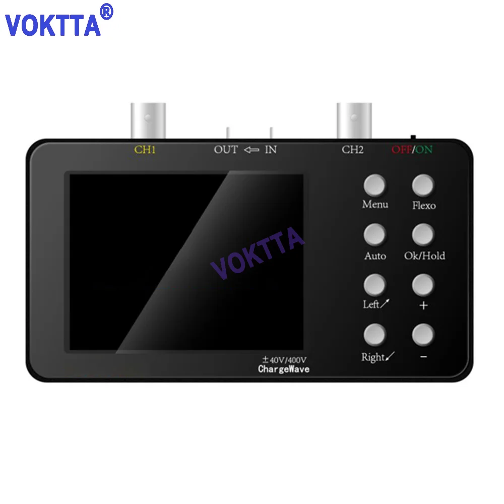 Small Digital Oscilloscope Portable High Performance Dual Channel Portable Analog Bandwidth 10MHZ LCD Backlight Display