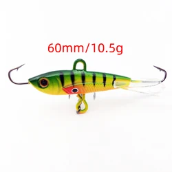 Señuelos vibradores metálicos 3D para lucio, carpa y swimbait