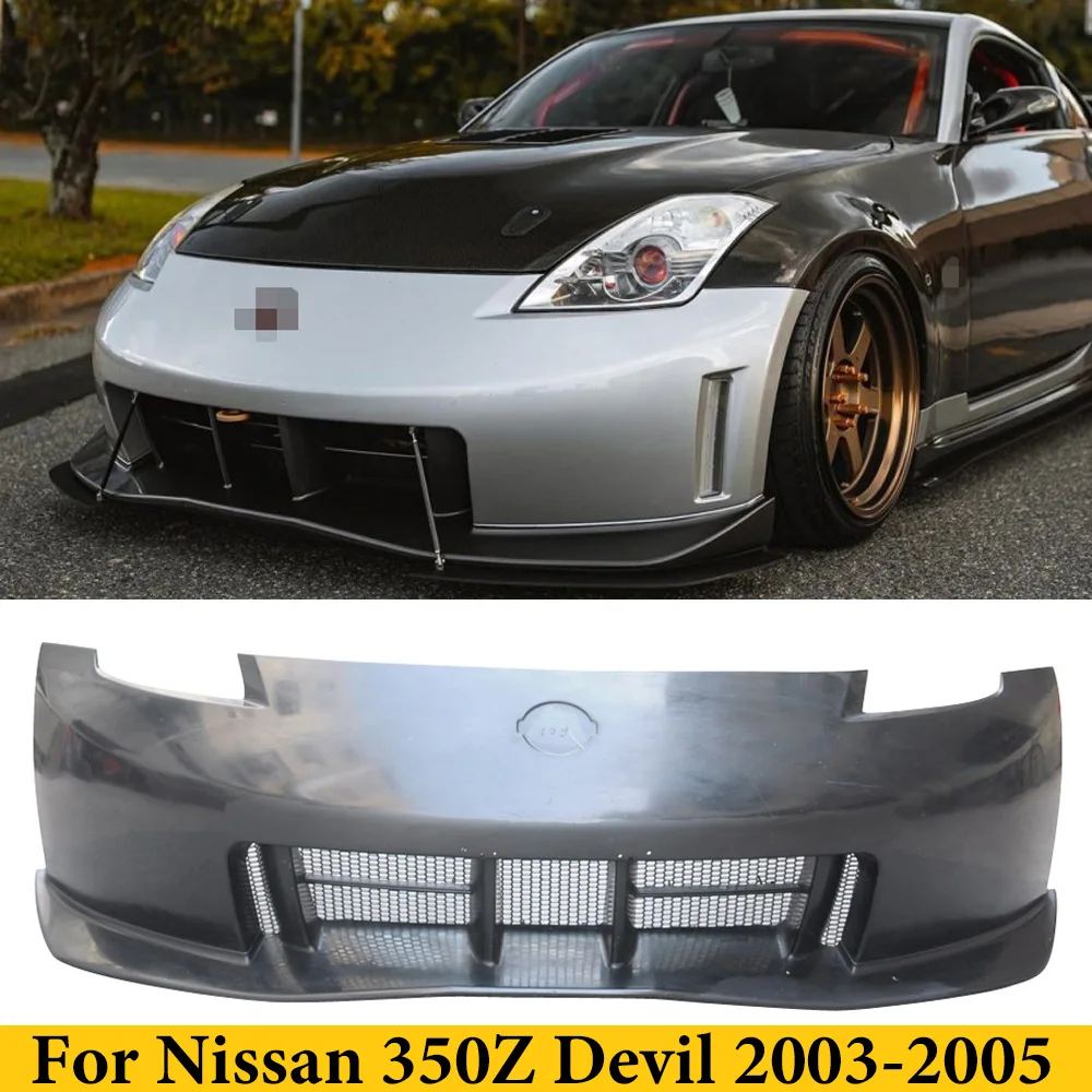 For Nissan 350Z Devil 2003-2005 FRP Material Front Bumper Bodykits Auto Tuning