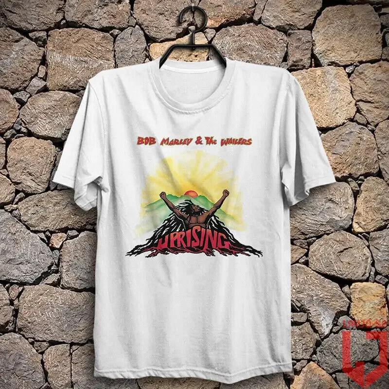 Uprising Album By Bob Marley And The Wailer Band Rastafarian Redemption Song Tee