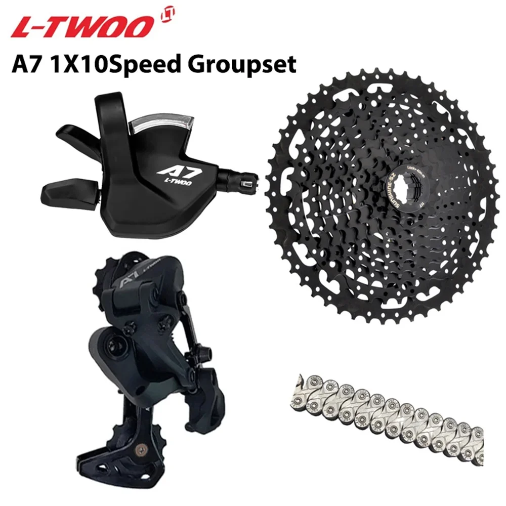 

LTWOO A7 1x10S MTB Groupset 10-скоростной рычаг переключения передач SUNSHINE Кассета 36T 42T 46T 50T VXM Цепь для деталей горного велосипеда