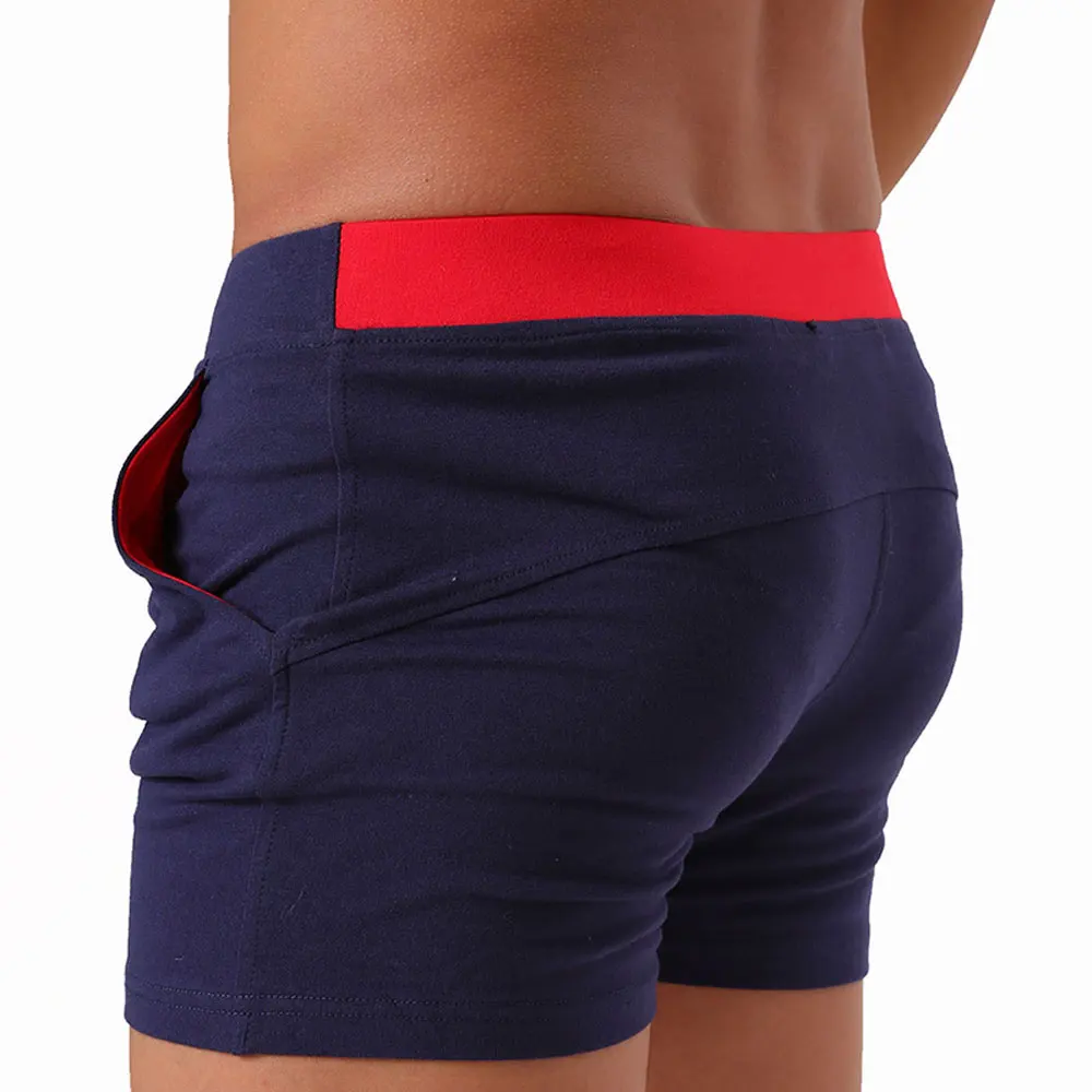 Roupa interior masculina boxer troncos de alta qualidade roupa interior masculina shorts marca gay pênis bolsa tamanho livre homem boxers casa pijamas