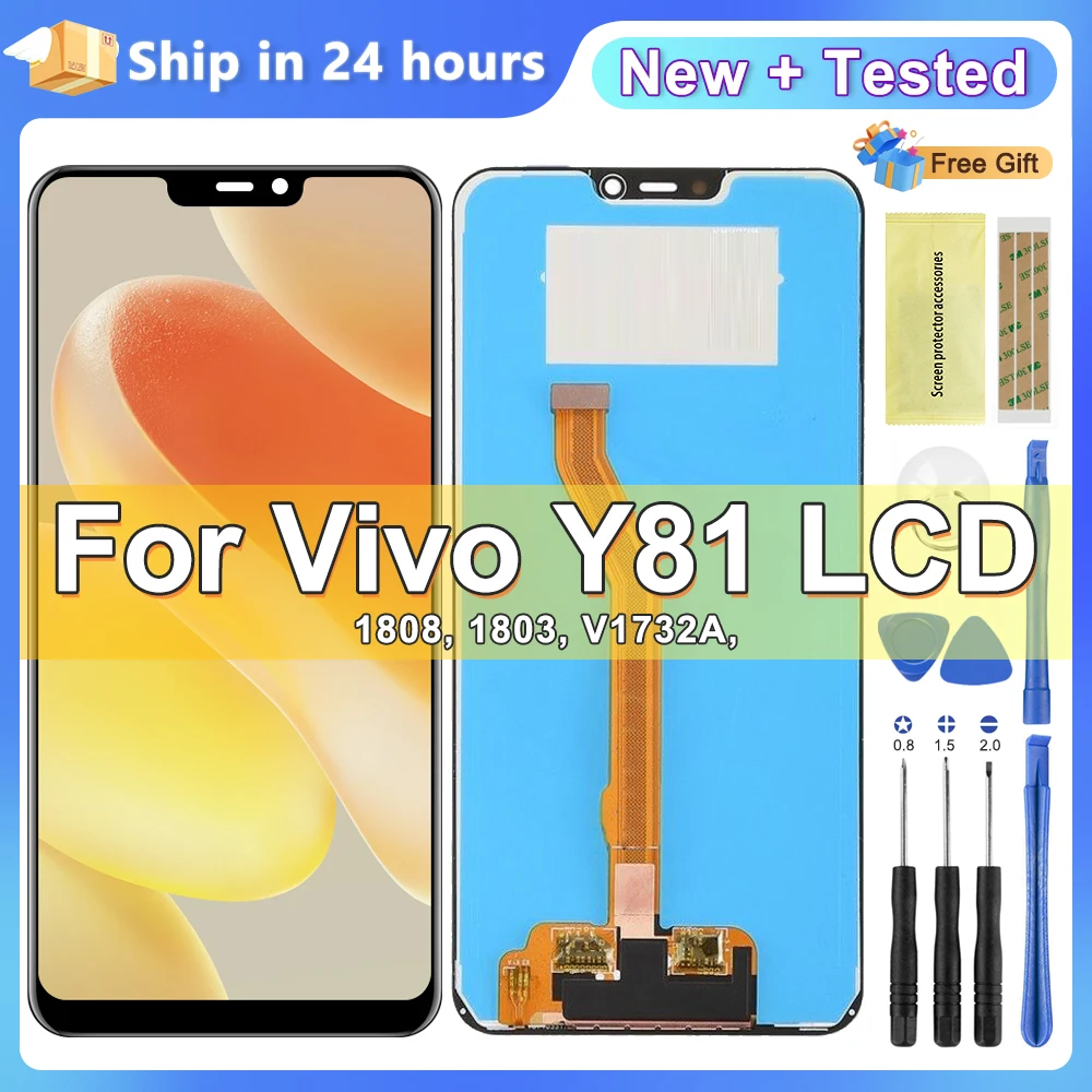 6,2-дюймовый ЖК-дисплей С Цифровым Преобразователем Для VIVO Y81 Y83