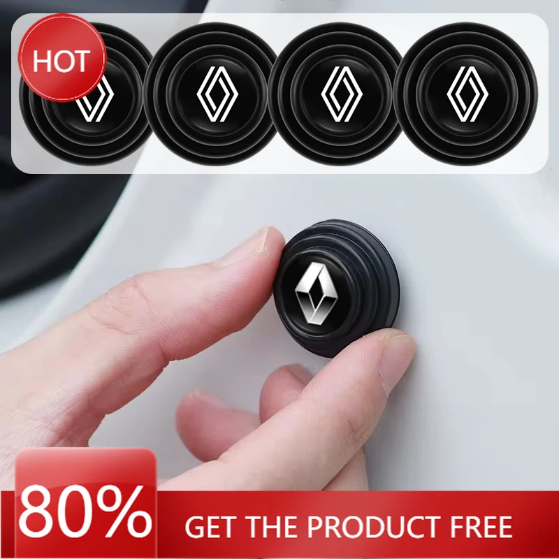 

Крышки ступицы, прокладка амортизатора двери автомобиля, наклейка против столкновений, накладка для Renault Clio Kadjar QM6 Koleos Megane Espace Captur Fluen