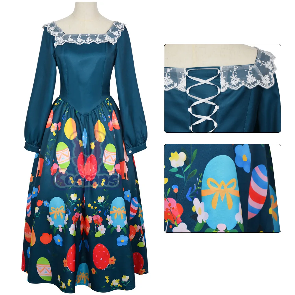

Anime Easter Cosplay Dress Costume Women Printed Skirt Clothes Roleplay Uniform Outfits Halloween Clothing Carnival Party Dress