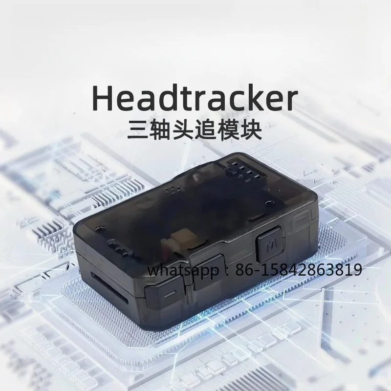 3-Axis Head Tracking Module with Built-in Battery, Expandable Wireless Control for FPV