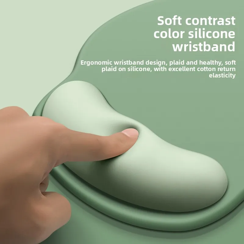 

Gradient color mouse pad comfortable wrist rest non-slip mouse pad soft mouse pad wrist rest computer desktop silicone mouse pad