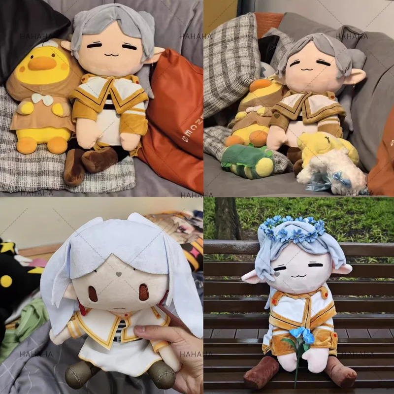 

Аниме Кукла для косплея Beyond Journey's Frieren, плюшевая кукла 75 см, 23 см, 10 см, гибкая милая декорация, подарок, подарок для Хэллоуина, вечеринки