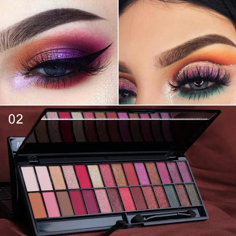 Cmaadu 28 Colors Nude Eyeshadow Pigment Packed Colour Waterproof Eyeshadow Lasting Makeup Naked Eye Shadow Palette Cosmetics