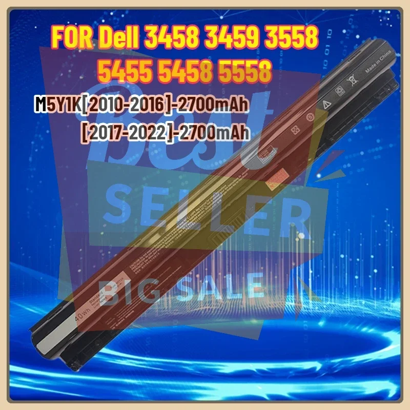 

New M5Y1K Battery For Dell Inspiron 14 15 17 5000 3000 Series 2010-2016 5559 5558 3551 3451 3558 I3558 3567 5755 5756 5458 2017-